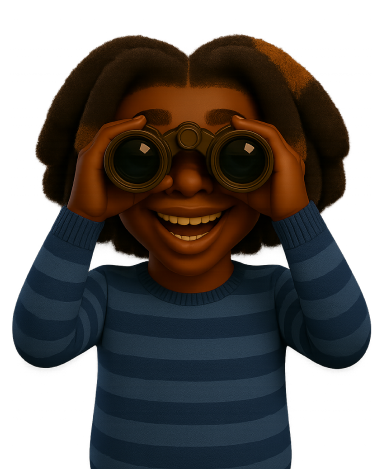 Avatar of a boy holding a binocular
